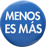 Menos es más